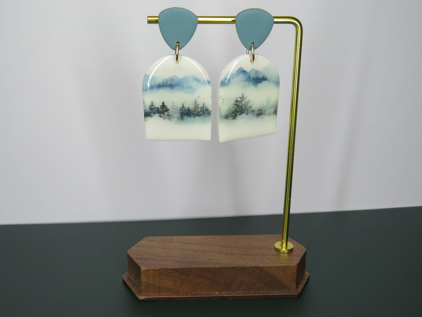 Mountain Forest Themed post Earrings