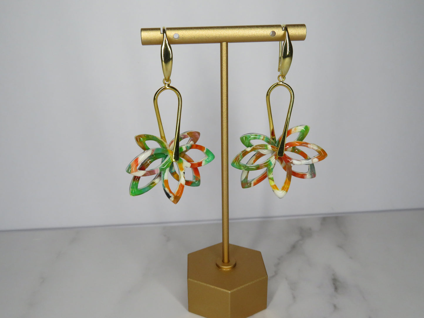 Floral Dangle Earrings