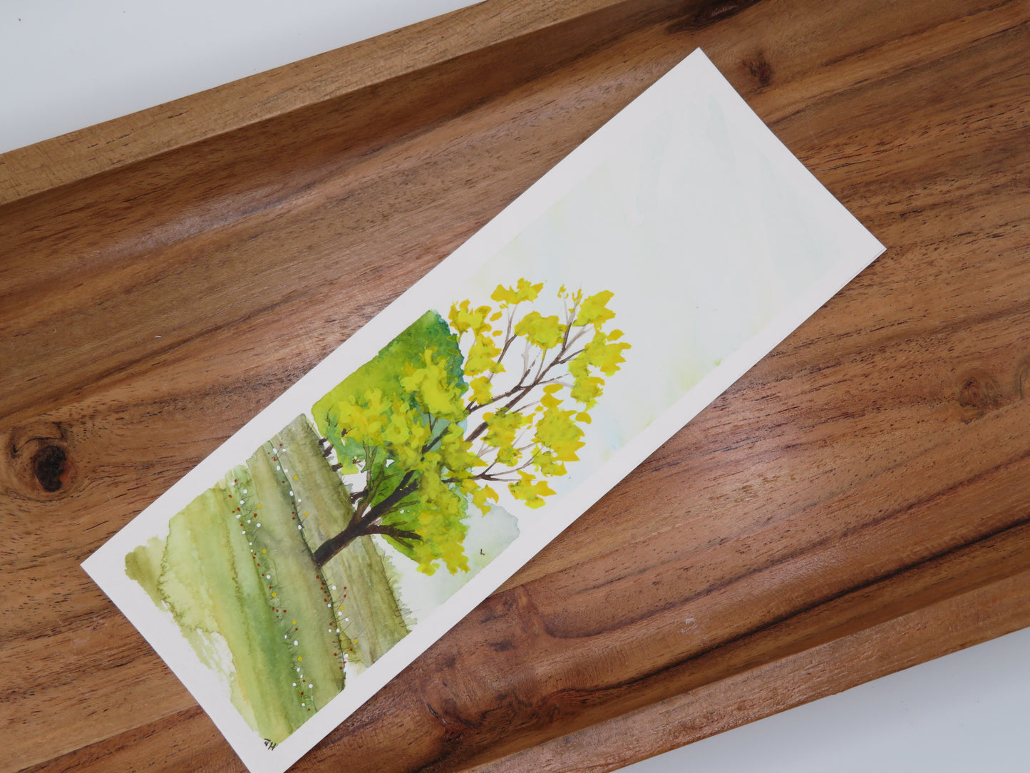Golden Tree Bookmark