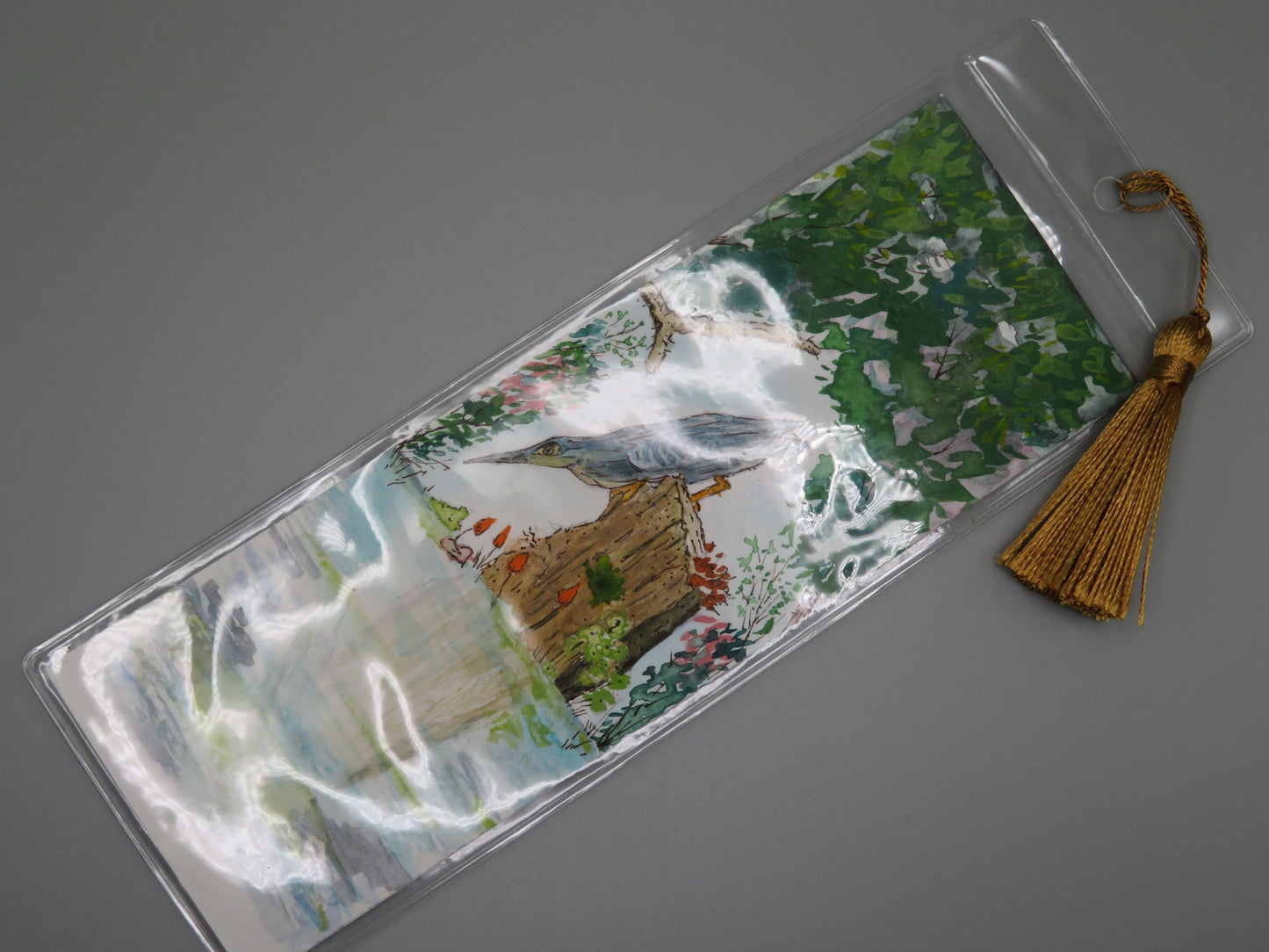 Double Sided Watercolor Bookmark
