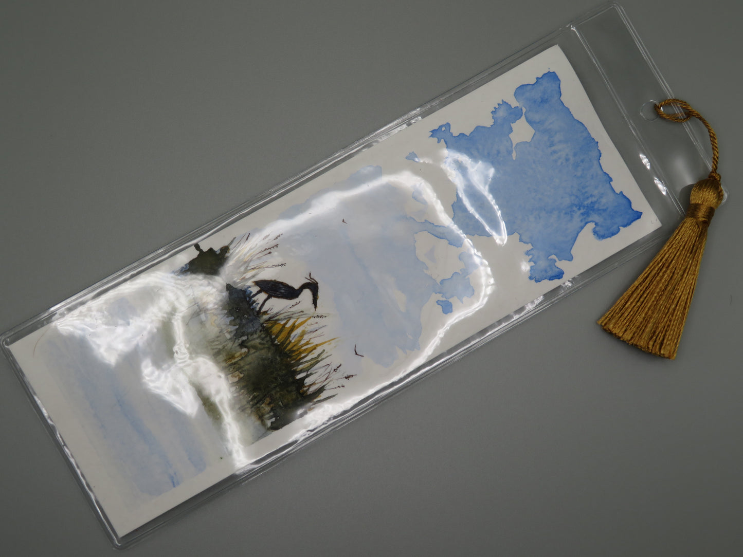 Double Sided Watercolor Bookmark