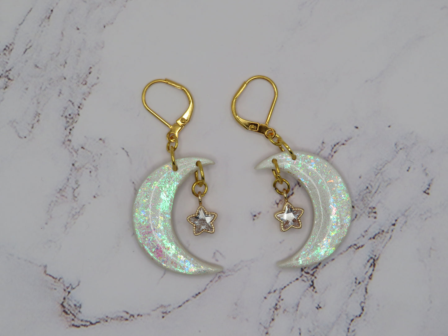 Moon and Stars Earrings