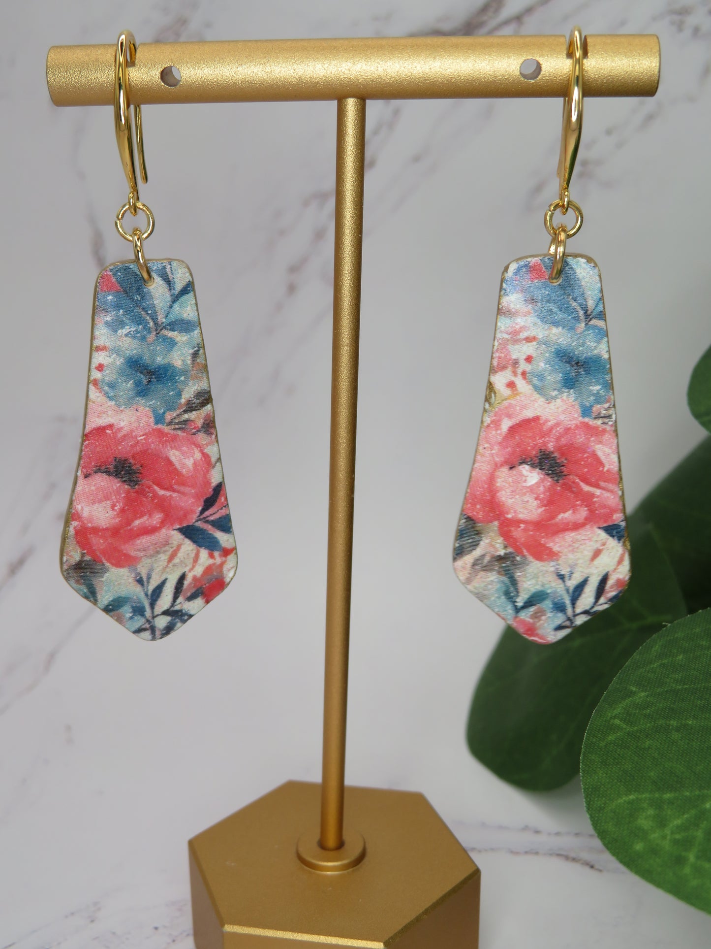 Floral Dangle Earrings