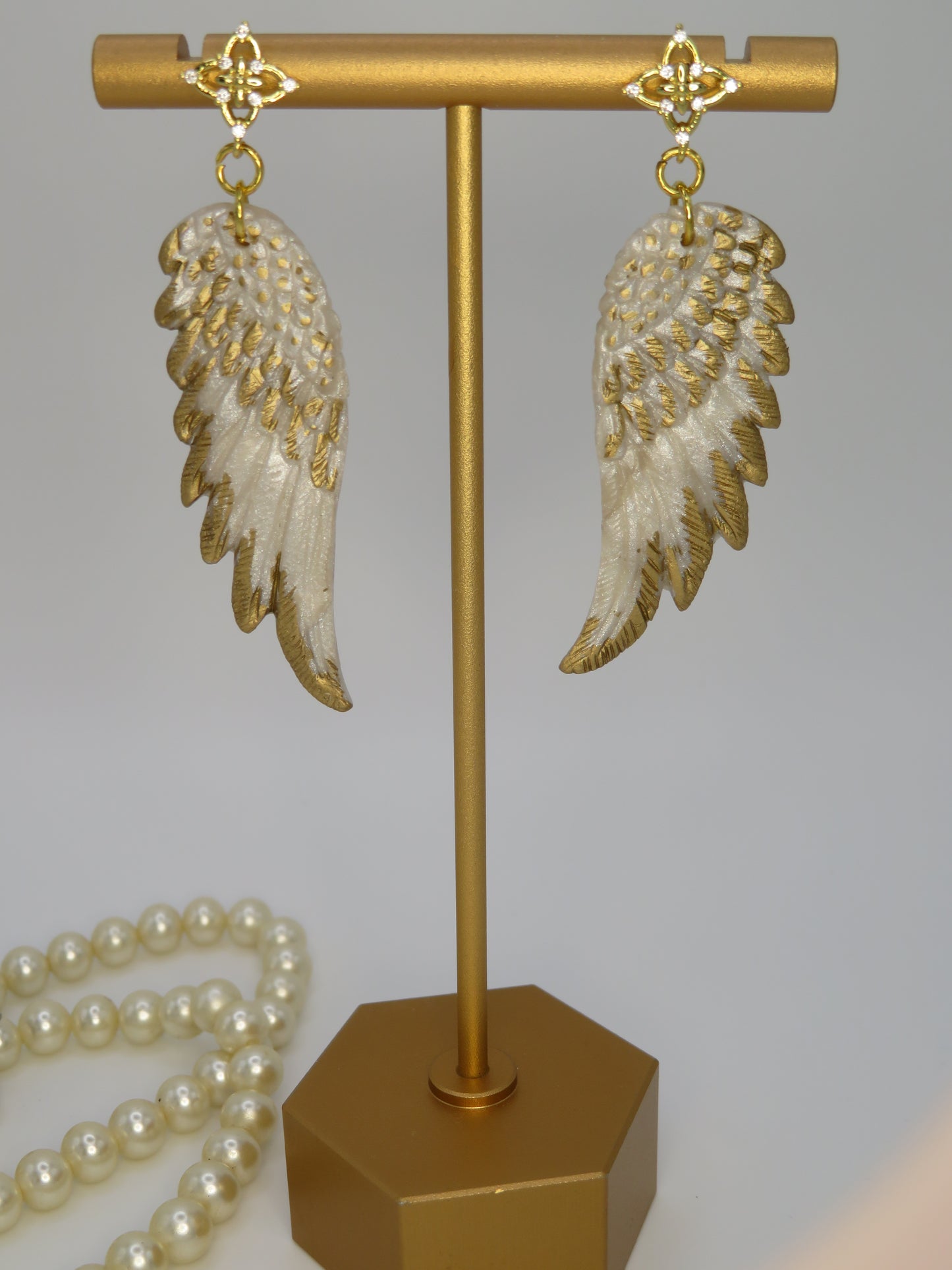 Angel Wing Dangle Earrings