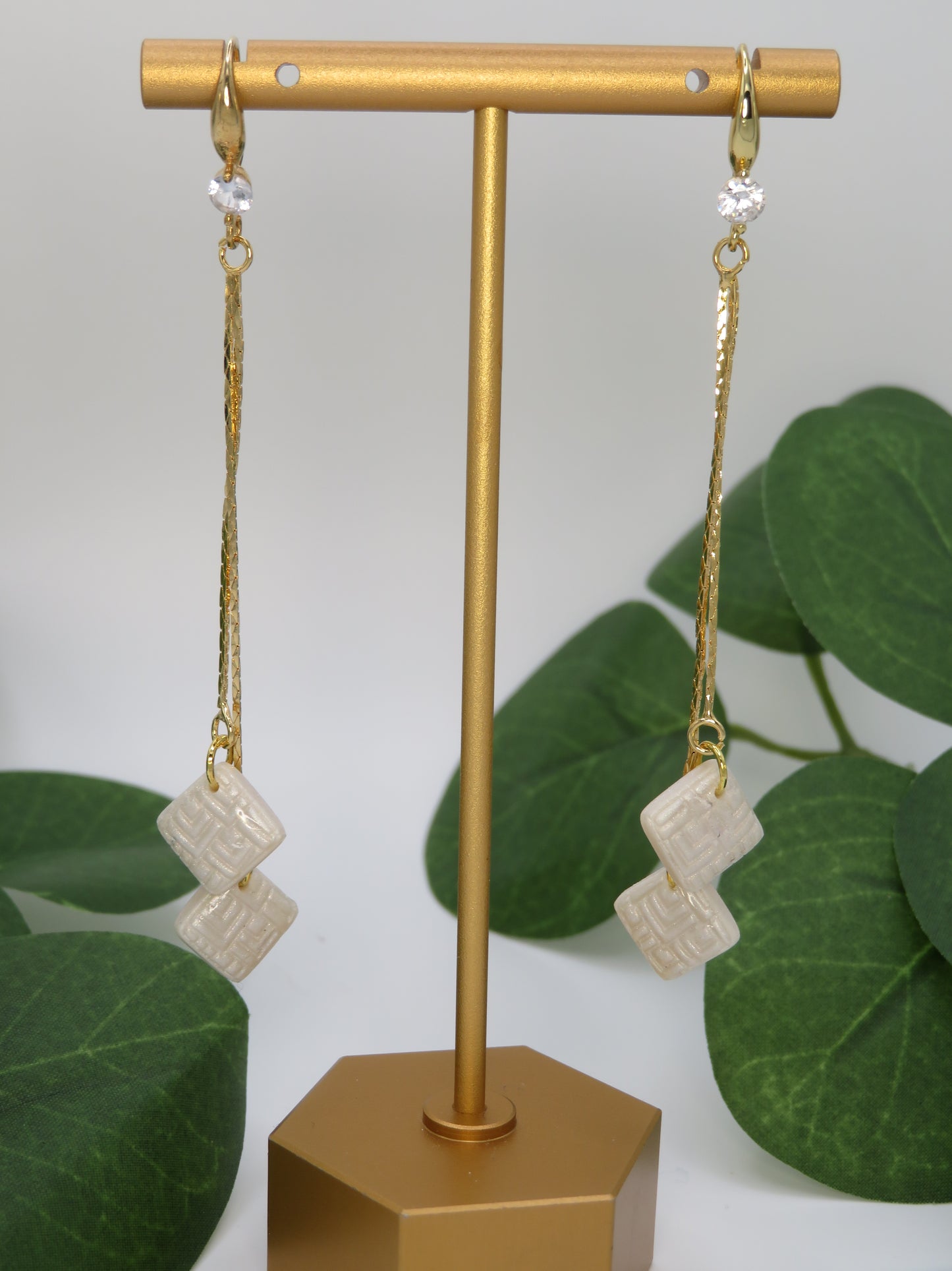 Geometric Dangle Earrings