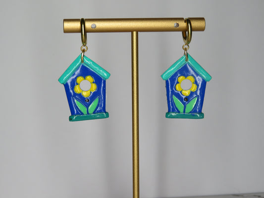 Blue Birdhouse