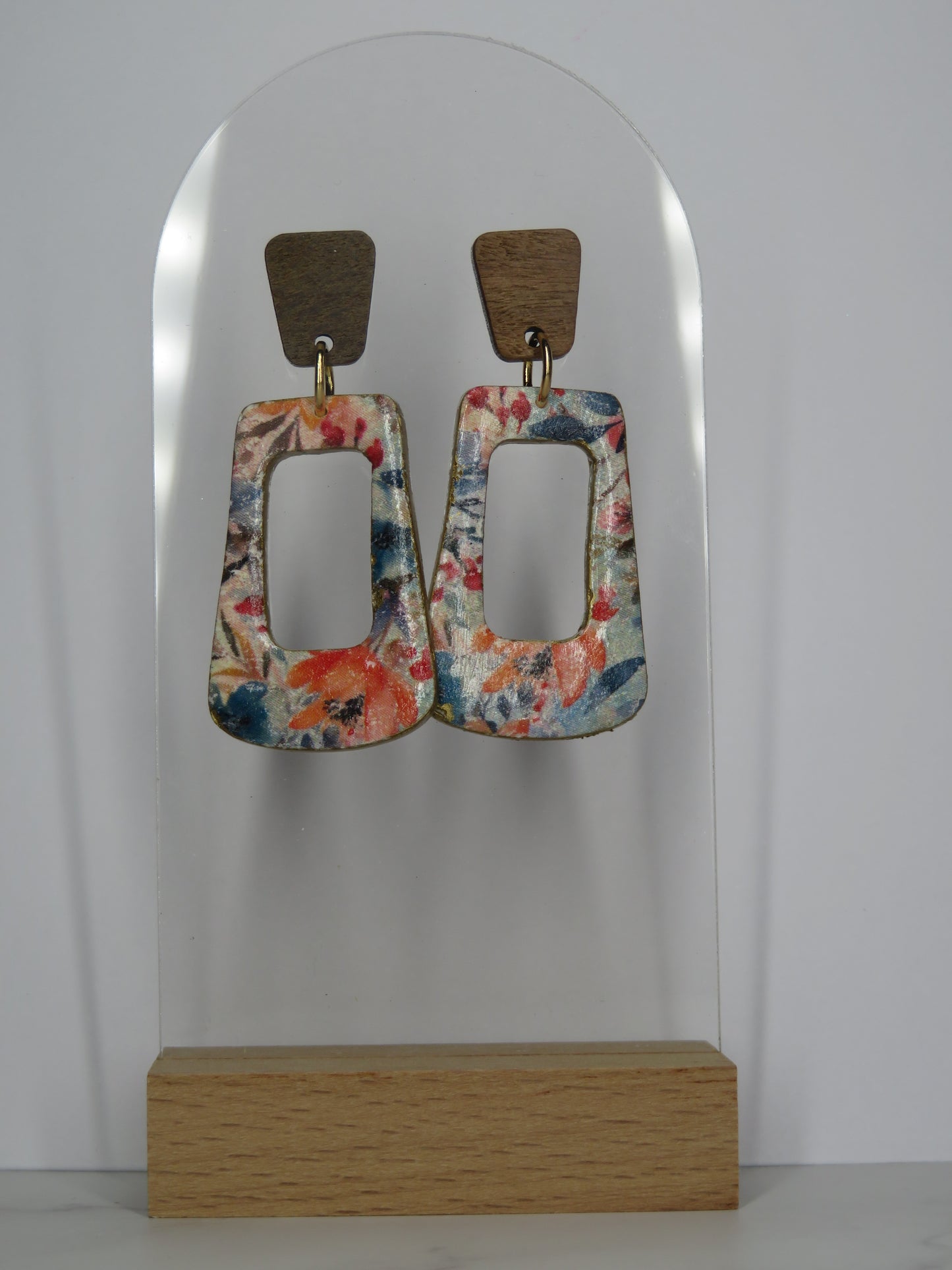 Floral Dangle Earrings