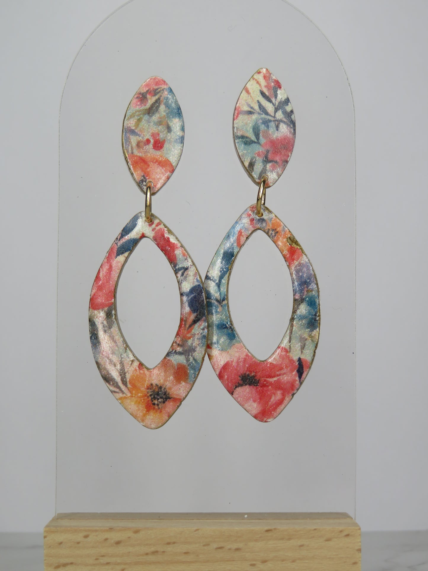 Floral Dangle Earrings