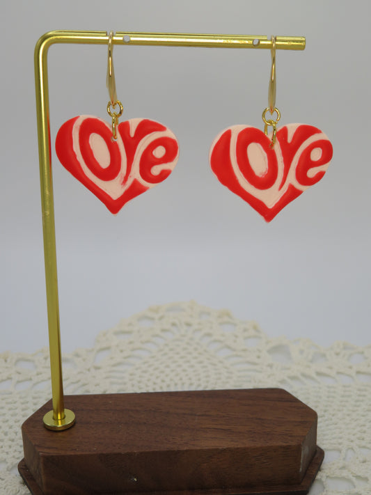 Retro “Love” hearts