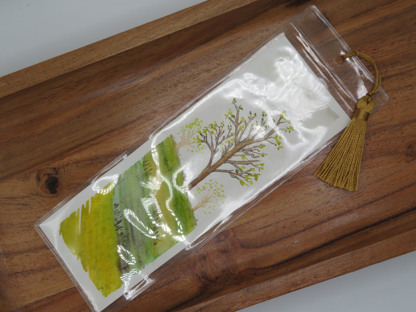 Budding Tree on a Hill Bookmark