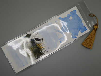 Double Sided Watercolor Bookmark