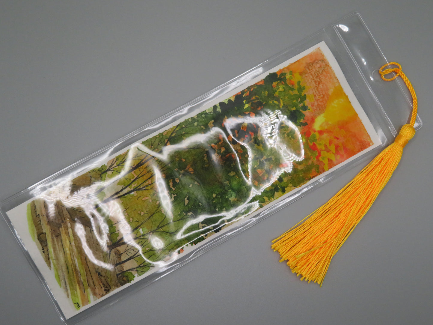 Double Sided Watercolor Bookmark