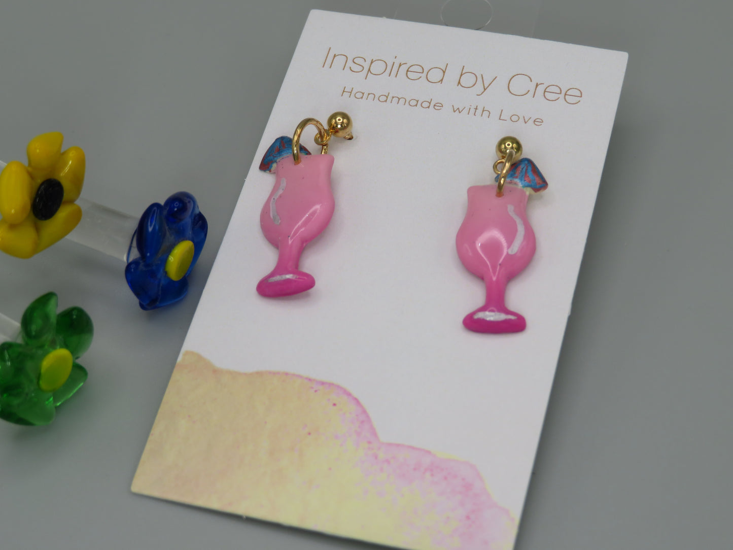 Cocktail Dangle Earrings