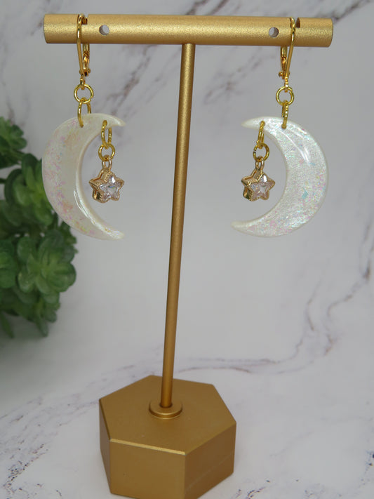 Moon and Stars Earrings