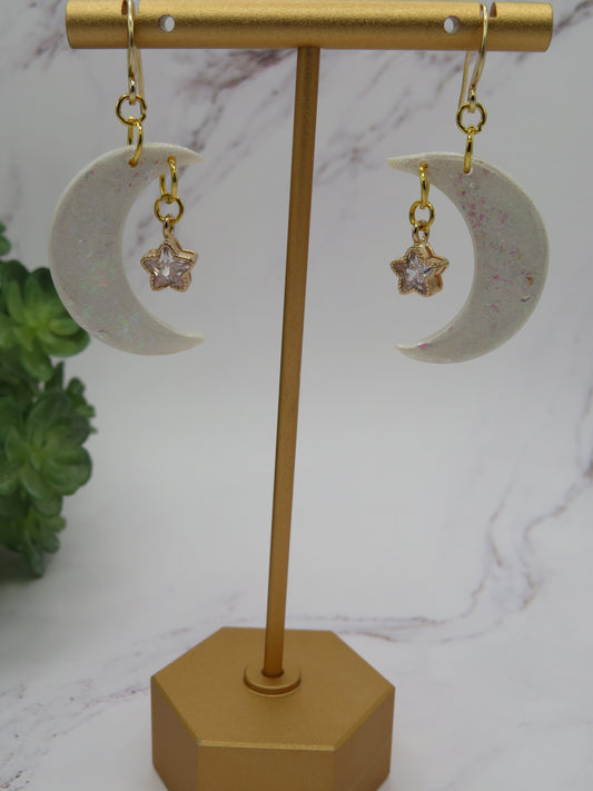Moon and Stars Earrings