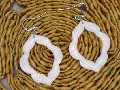 Moroccan style holo dangle earrings