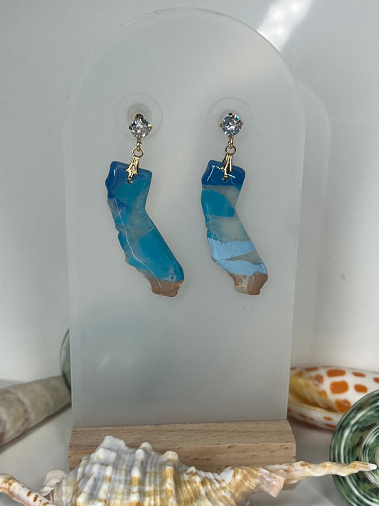 California Beach Themed Earrings