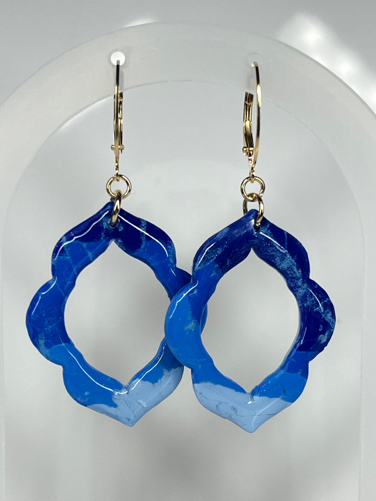 Moroccan Style Dangles in Blue
